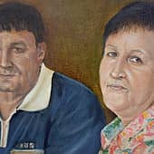 Тетушка и дядя, художник Ирина