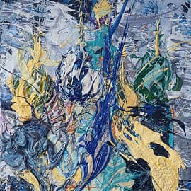 Картина Воспоминание о прошлом и будущем Живопись маслом Екатерина Лебедева художник