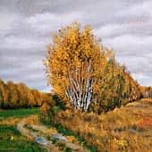 Среди полей. Октябрь  Among the Fields. October