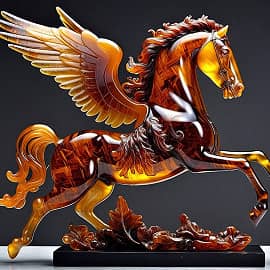 Пегас из янтаря НС