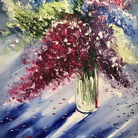 Сирень в контражуре