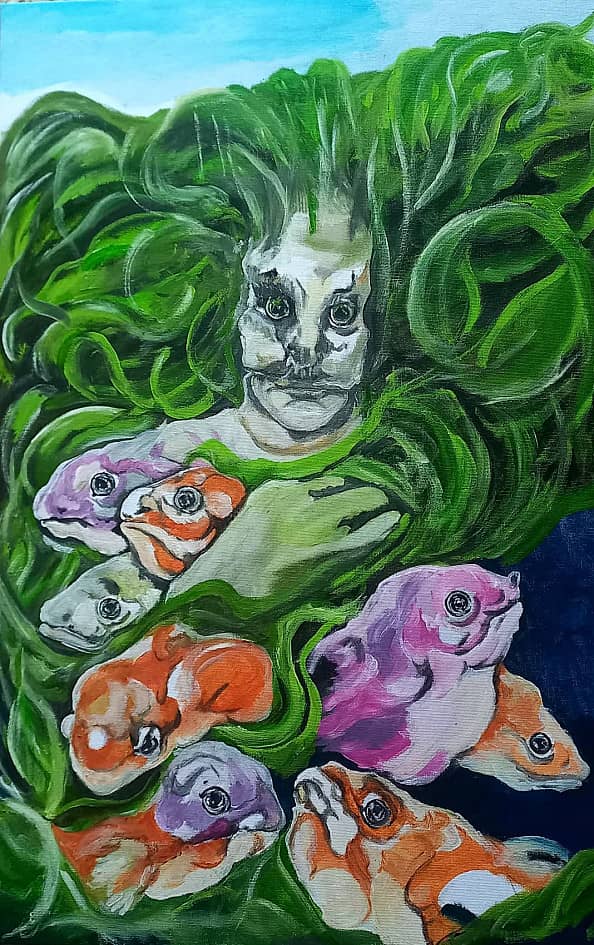 Сказочный рыбий пастух АнкеКеле- водоросли