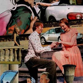 ЛюбовьАвто. Коллаж.