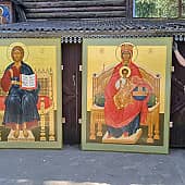 Иконостас Церкви Георгия Победоносца в Зеленограде. Москва. (3), художник Игорь Юрьевич Дрождин