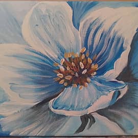 Голубой цветок