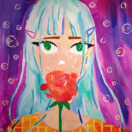 аниме с розой