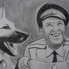 Из к-ф "Ко мне, Мухтар!"