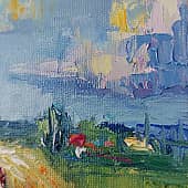 Сеном пахнет (3), художник Виктория Мисюряева