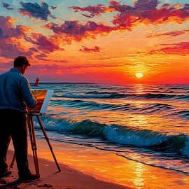 Жил был художник один.