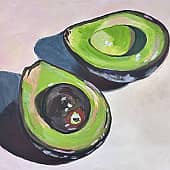Авакадо.Нарисованно с референса