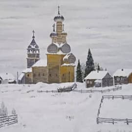 Церковь иконы Божией Матери Одигидия в д. Кимжа