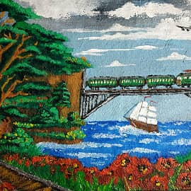 небом, морем и дорогой