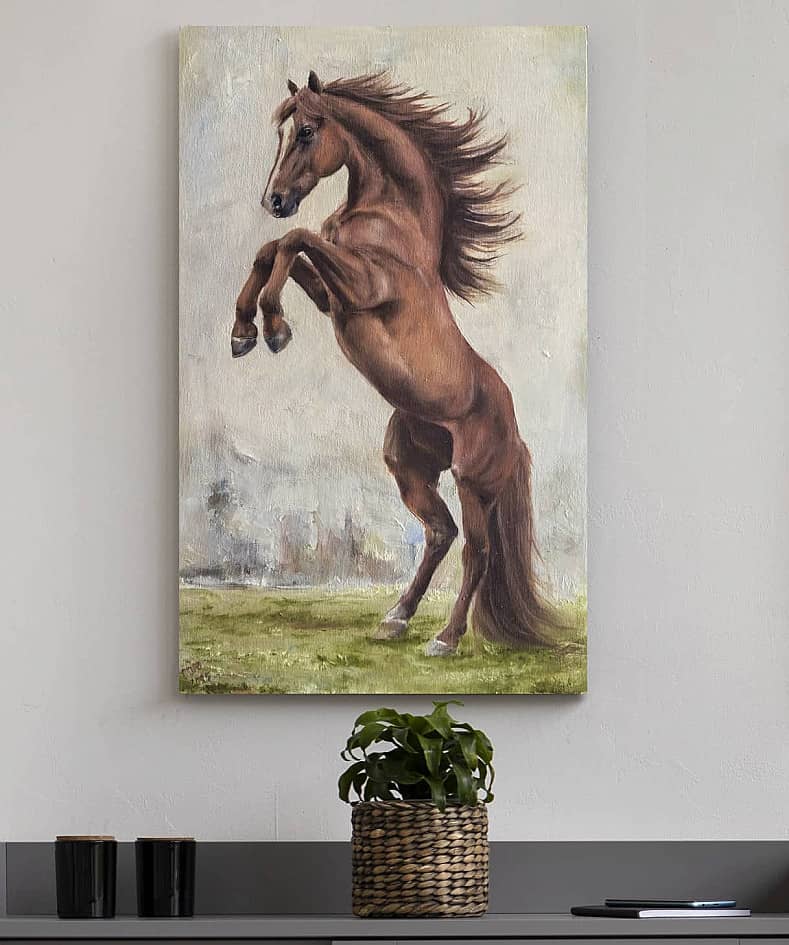 Картина маслом Лошадь