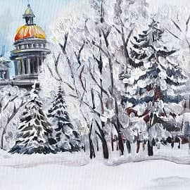 Волшебный зимний парк