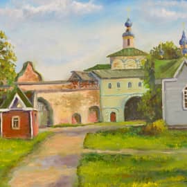 Старые стены Успенского Горицкого монастыря