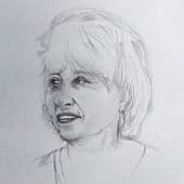 Взгляд . Зарисовка