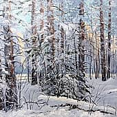 Палитра зимнего леса