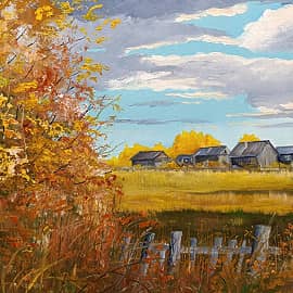 "Золото сентября" Из цикла "Теребейские мотивы"