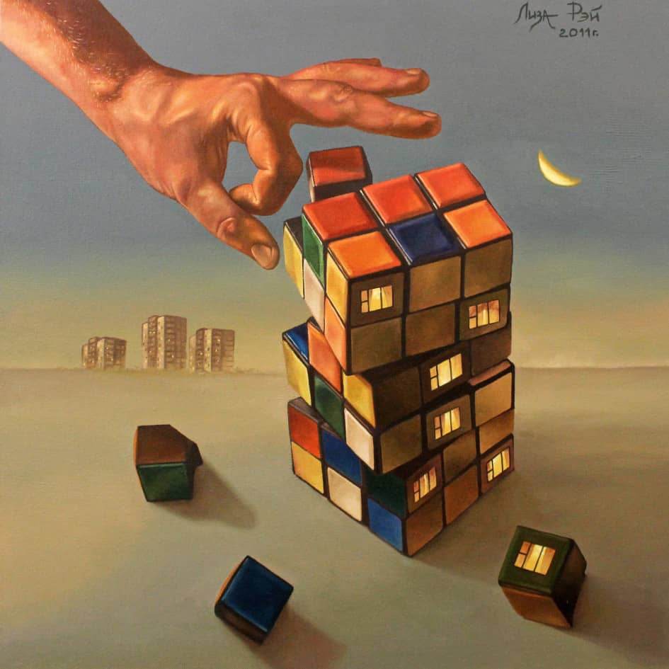 Креативный кубик Рубика