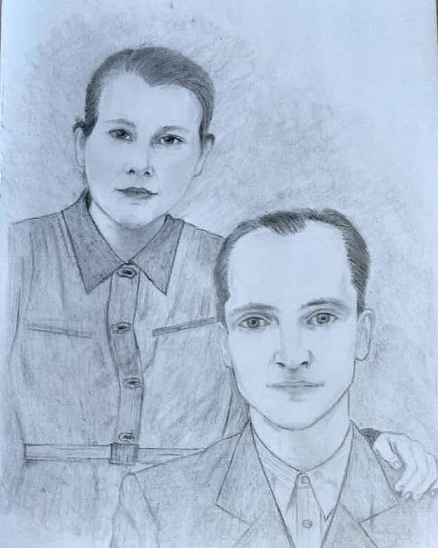 Мои родители. Написано с любовью. Фото 1958 года