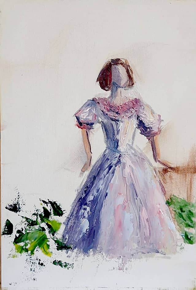 Первая в жизни натура. Сохраню для истории