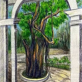 Пхукет. Арка. Скетч.