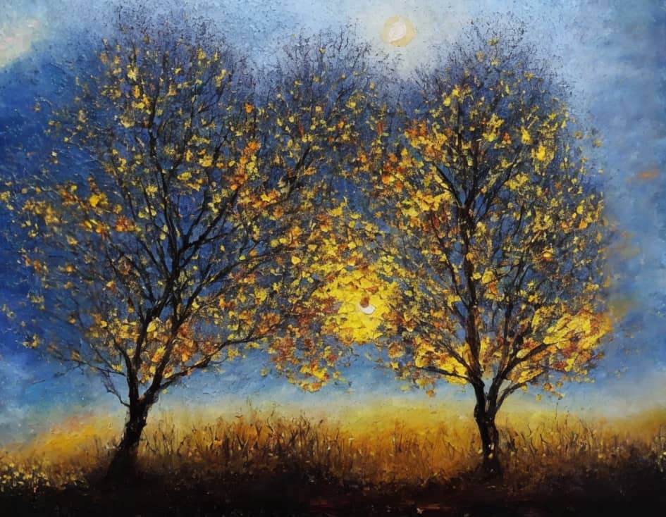 Картина "Осенний янтарь"