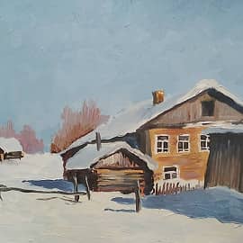 Деревенский этюд.