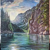 Солнечный пейзаж, художник Александра  Афанасьева