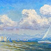 Регата. Серия яхт-клуб, пленэр ZhNataly