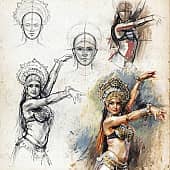 -TRIBAL BEAT- Habibi Lal-Kira Lebedeva (3), художник Сергей Куценко