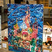 Картина Красивейший из храмов России Екатерина Лебедева художник (1), художник Екатерина Лебедева