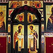 Иконостас придела Феодора Стратилата Лукьяновской Пустыни. (3), художник Игорь Юрьевич Дрождин