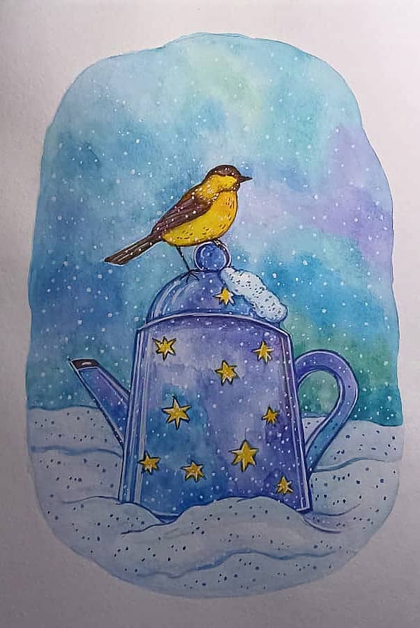 Зимняя синичка