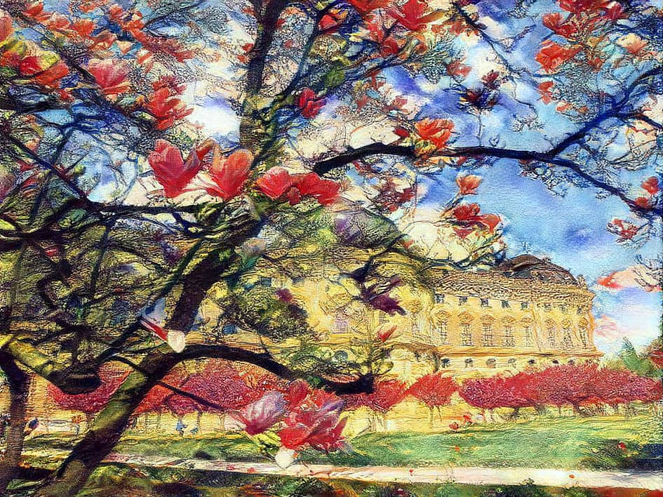 Перед дворцом.