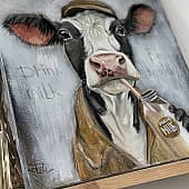 Milk cow (5), художник Юлия Федотова