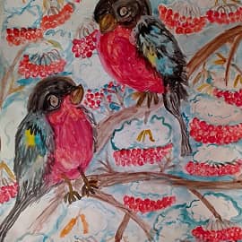 Снегири прилетели