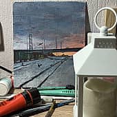 Рассвет. Холст 1 (1), художник Мария