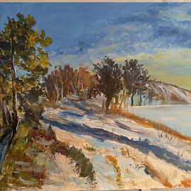 Озеро Байкал в марте