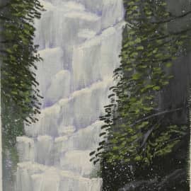 Горный водопад