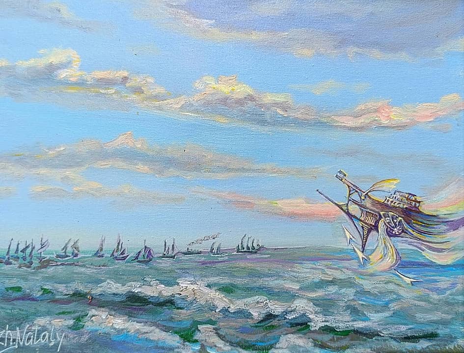 Летающая лодка. Проект Сказочные миры ZhNataly.