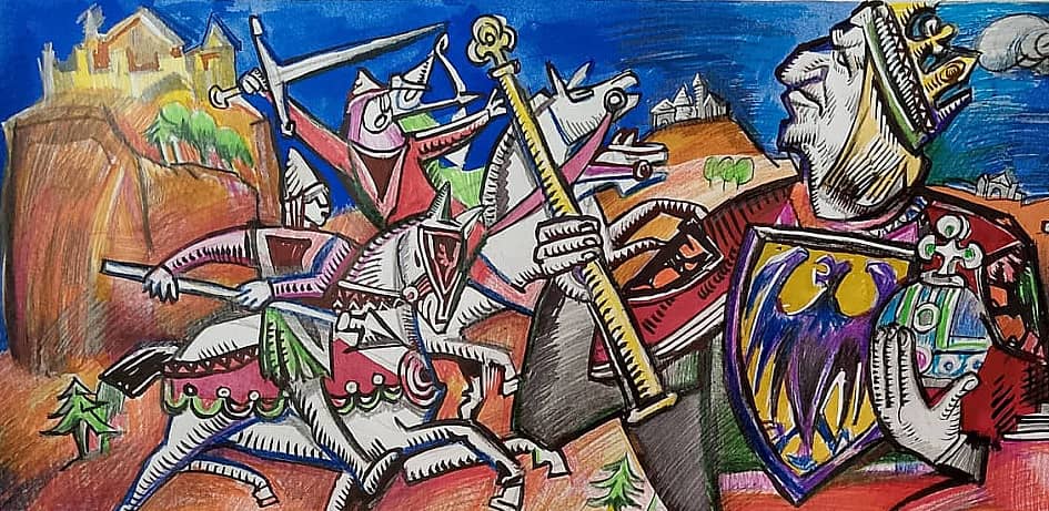 Иллюстрация. Исторический сюжет