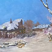 Зима в деревне