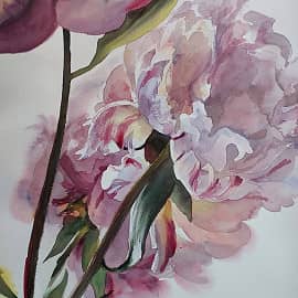 Танец с пионами