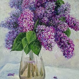 Сирень в вазе