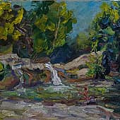 Водопад. Пленэр ZhNataly