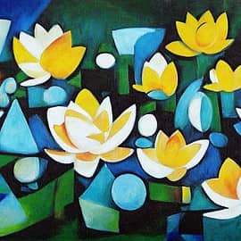 Серия работ "Лотосы"