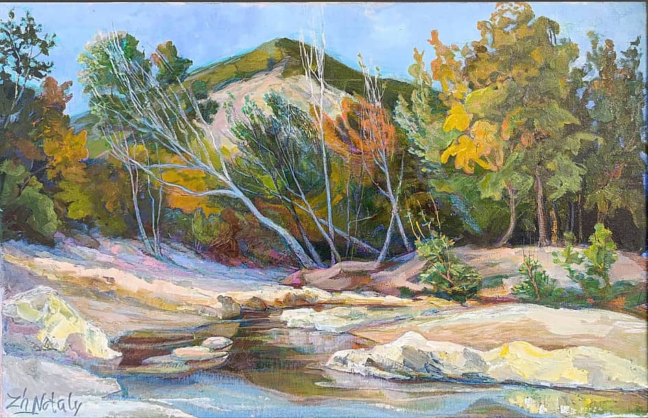 Река Мезыбь. Маркхот. Лето на Кавказе. Пленэр ZhNataly