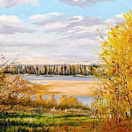 Осенний день на Вычегде