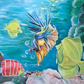 Домашний аквариум.